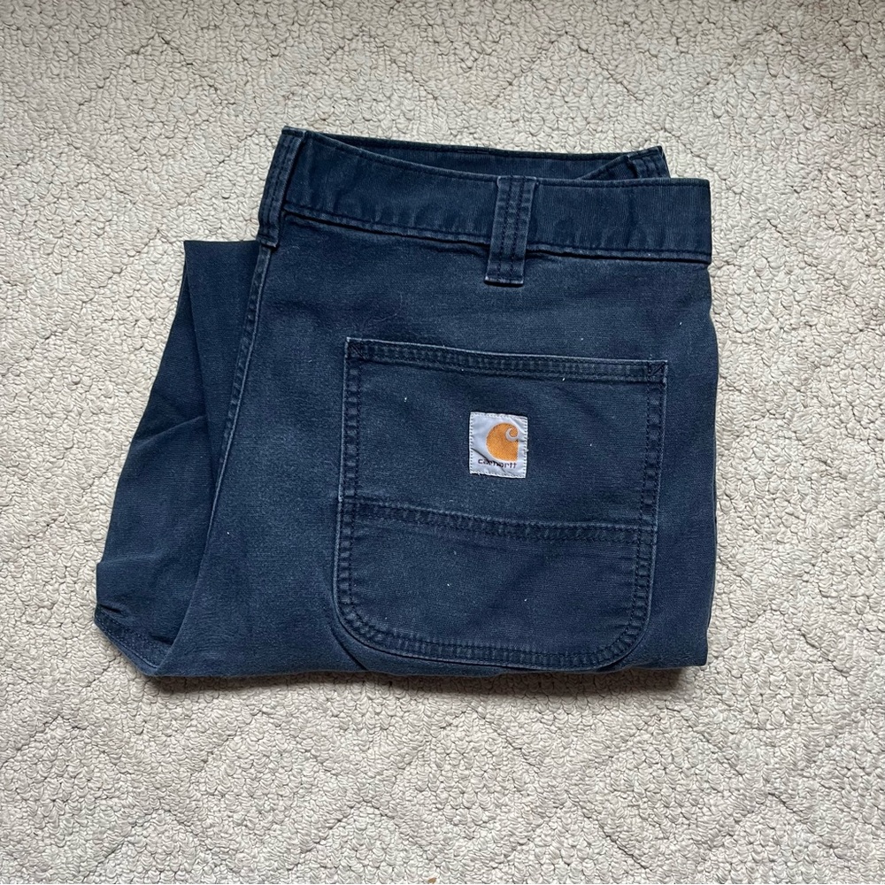 Carhartt Navy Blue Work Pants